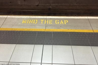 Mind the gap between train and platform
