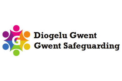 Gwent Safeguarding company logo with writing in English and Welsh