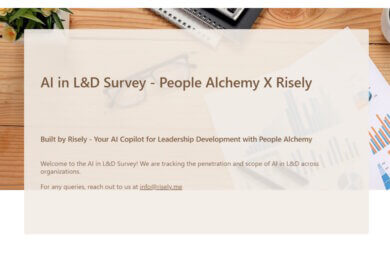 Cover for Risely AI in L&D survey