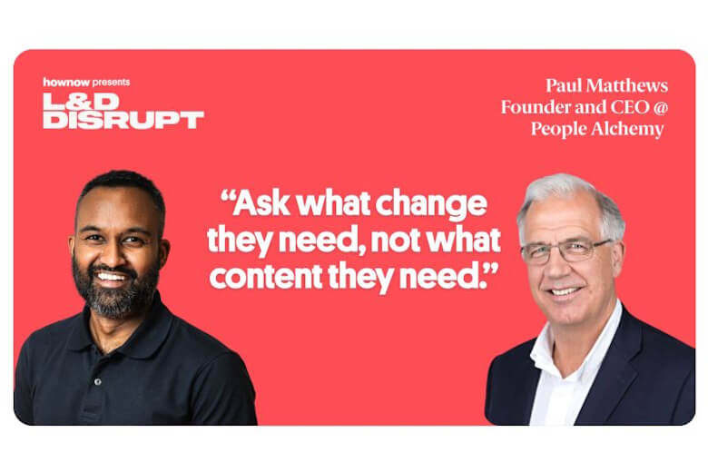L&D Disrupt podcast with Paul Matthews cover image